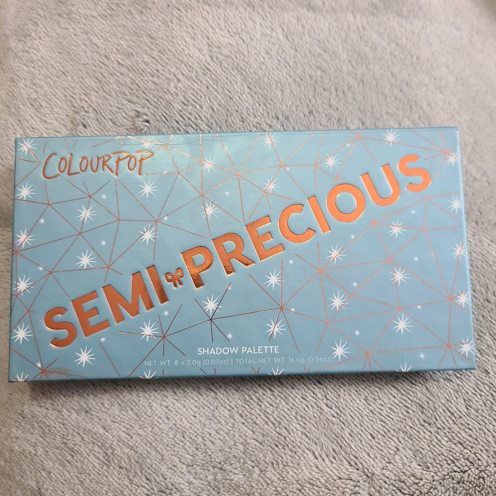 3/$20- Semi precious colourpop shawdow palette